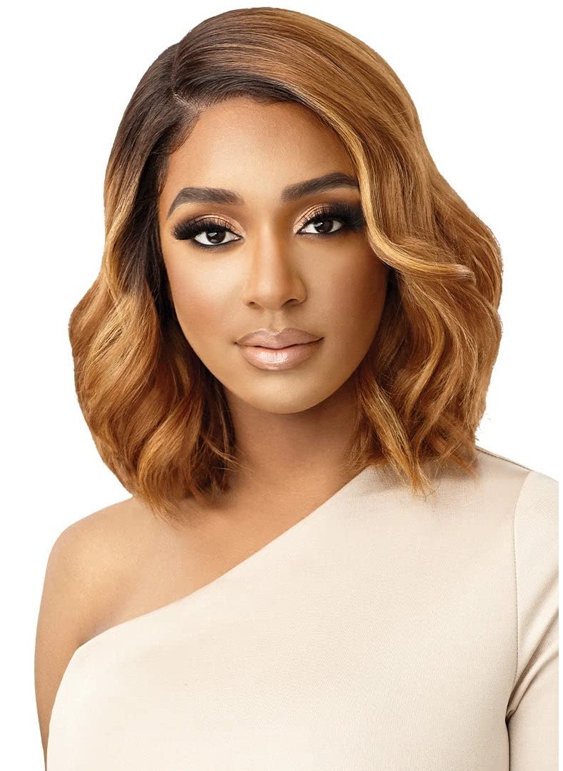 Outre - Outre Synthetic Melted Hairline HD Lace Front Wig - JAYCIANA (Color:1B Off Black) - Image 1