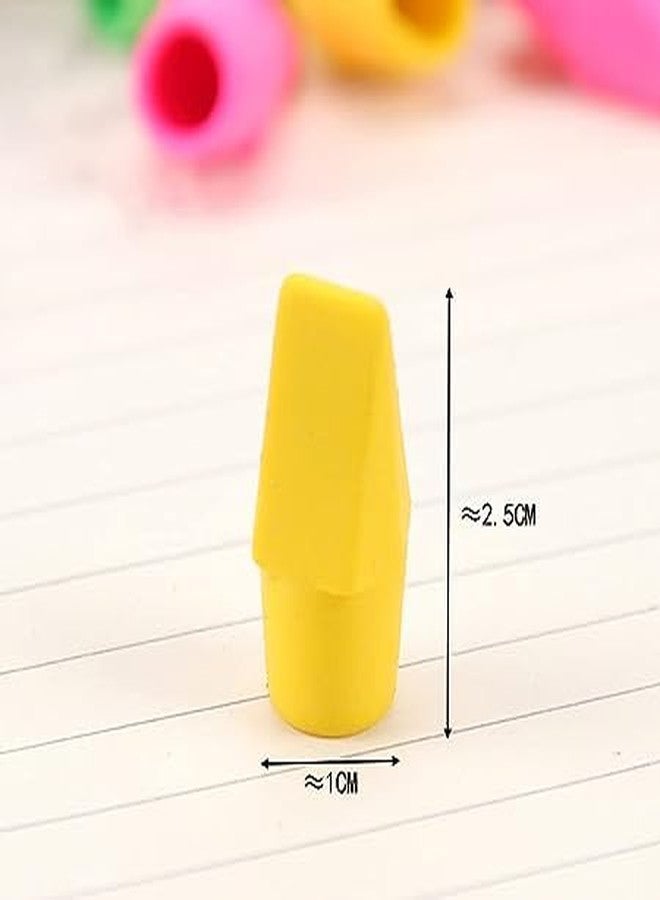 BWESOO 10 Pcs Multicolor Pencil Top Erasers, Eraser Caps, Erasers for Pencil Top, Pencil for Kids, Cap Erasers Pencil-Top Erasers - Image 2