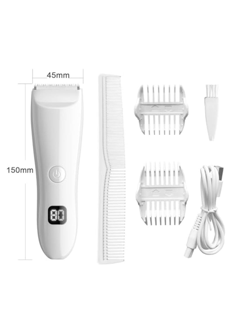 SOLARAE Bikini Trimmer, Women Electric Razors, Painless Electric Razors, Kids Electric Razors, Face Shaver, Wet/Dry Body Shaver, Replaceable Ceramic Blade Heads, Ladies Intimate Shaver and Body Hair Trimmer - Image 2