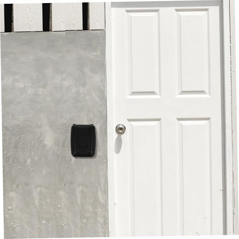 Gadpiparty Wall Mounted Key Lock Box with Combination Code Weatherproof Metal Key Safe for Outdoor Indoor Use Fob and Garage - Image 4