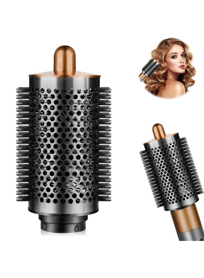 Liopif Large Volumizing Round Brush for Dyson Airwrap Styler Attachment,Upgraded Larger Round Brush Tool and Hair Style Replacement for Airwrap Accessories (Nickel/Copper) - Image 1