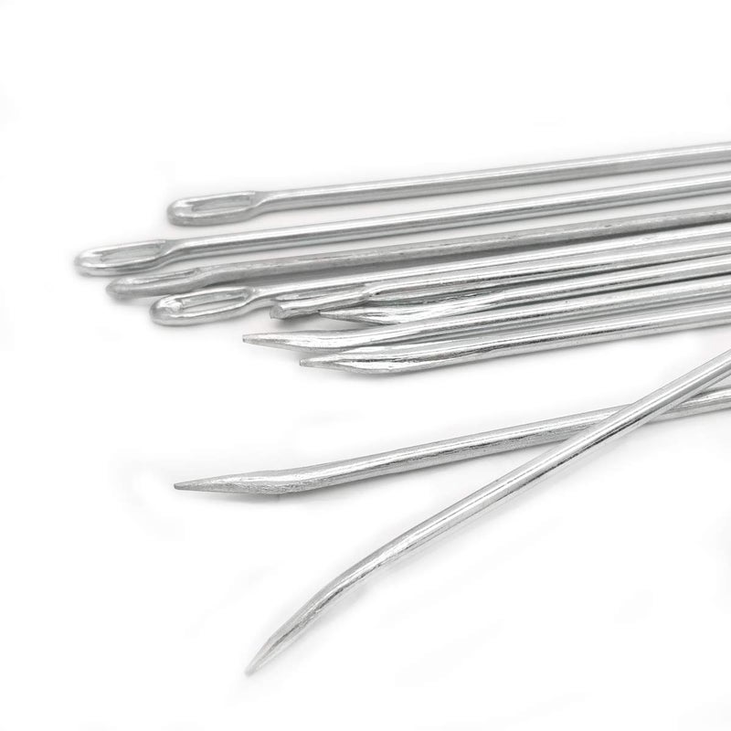 ZLYY 10pcs 6.3inch Packing Stitching Needle, Sewing Tool for Stitching Sack Gunny Bag Burlap Bag Hand Sewing - Image 2