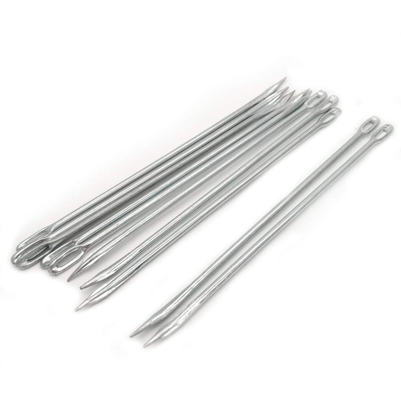 ZLYY 10pcs 6.3inch Packing Stitching Needle, Sewing Tool for Stitching Sack Gunny Bag Burlap Bag Hand Sewing - Image 1