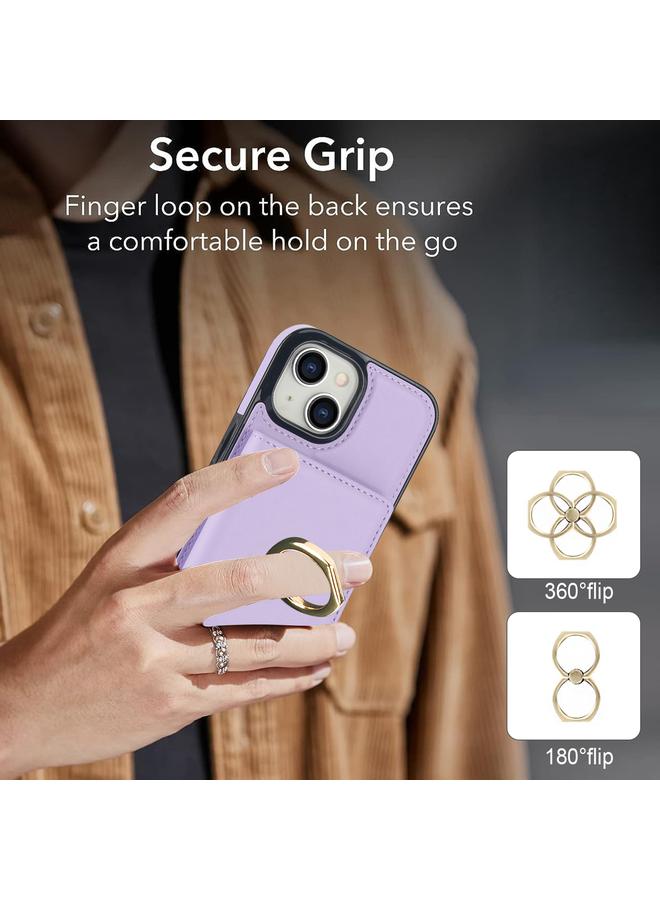 S-TOP Case For iPhone 15 Plus RFID Anti-theft Card Ring Holder Phone Case - Image 3