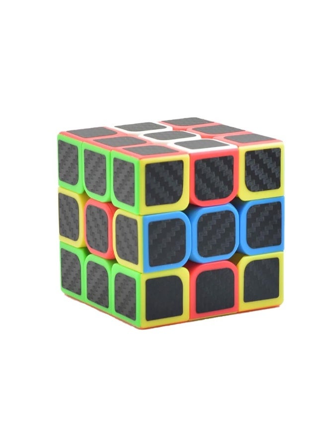 Ahyuan Professional Speed Magic Cube Carbon Fibre Stickers 3x3, Black - Image 3