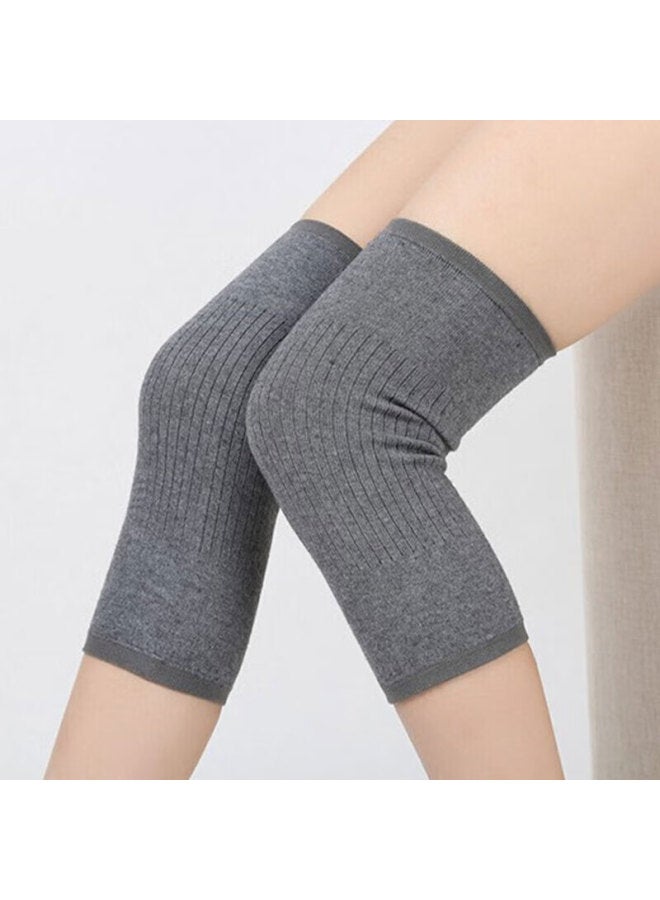 Lac Fimu Knee Warmers Uni Cold-resistant Extended Thickened Gray XL
