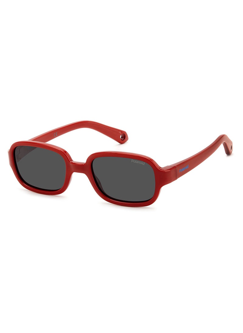 Polaroid Kids Unisex UV Protection Rectangular Sunglasses - Pld K003/S Red 43 - Lens Size: 43 Mm  - Image 1