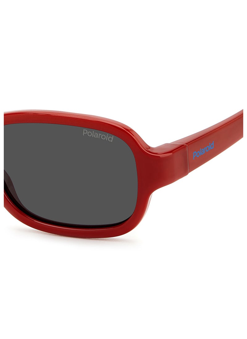 Polaroid Kids Unisex UV Protection Rectangular Sunglasses - Pld K003/S Red 43 - Lens Size: 43 Mm  - Image 5