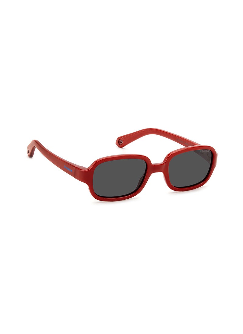 Polaroid Kids Unisex UV Protection Rectangular Sunglasses - Pld K003/S Red 43 - Lens Size: 43 Mm  - Image 2