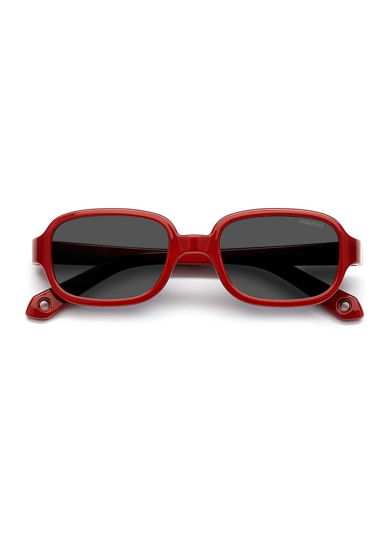 Polaroid Kids Unisex UV Protection Rectangular Sunglasses - Pld K003/S Red 43 - Lens Size: 43 Mm  - Image 4
