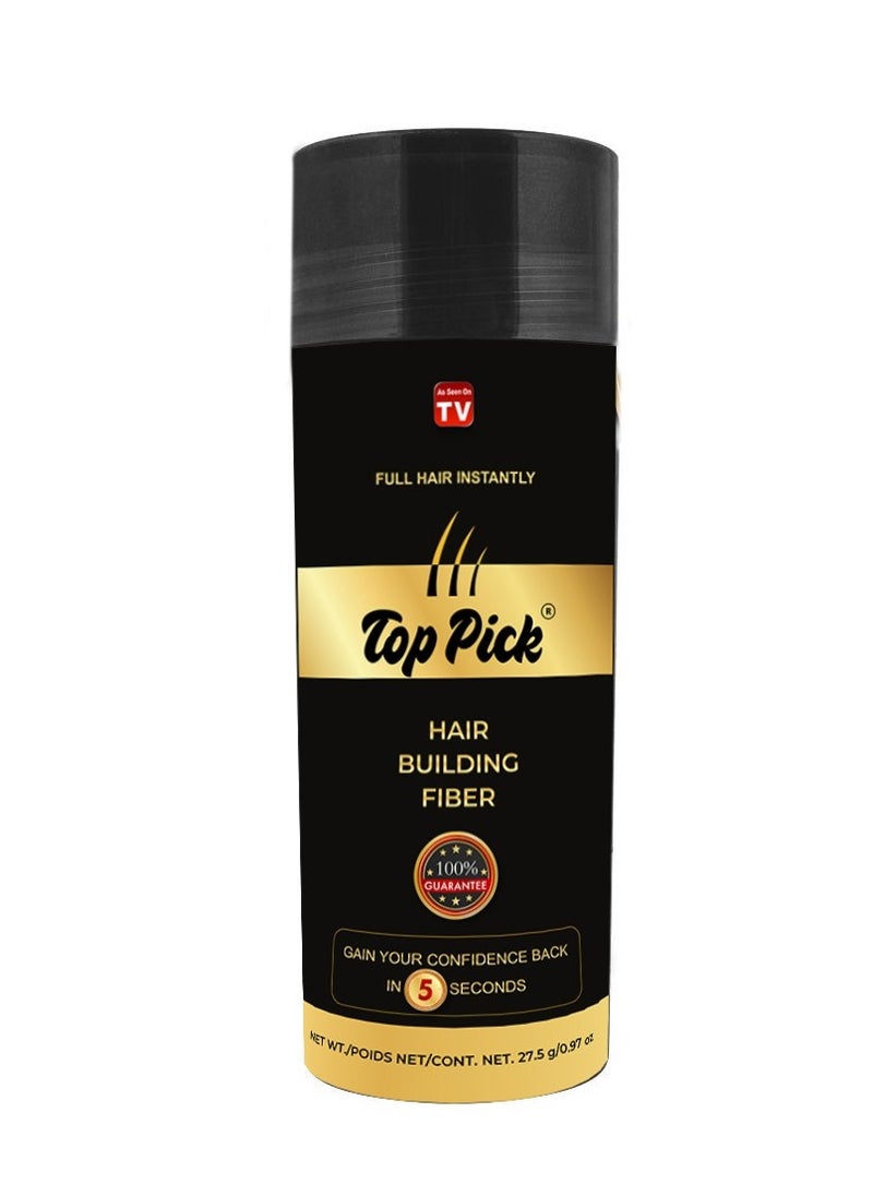 Top Pick Top Pick Hair Building Fiber Light Brown 27.5g - Instant Hair Volumizer  - Image 2