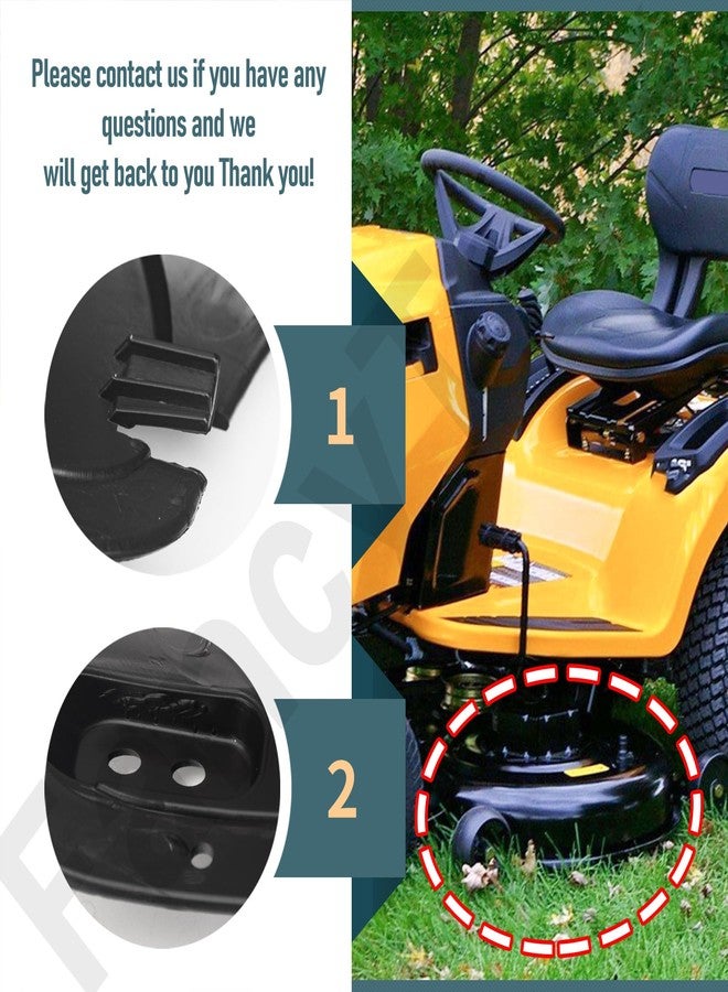 FancyTark 631-05195 631-05195A Lawn Mower Mulch Plug Kit Compatible with MTD Cub Cadet Craftsman 42" 46" Lawn Mower, for 2012 and After, Fits 63105195A 19A30055100 LTX-1046VT LTX-1050KH LTX-1045 Model - Image 3