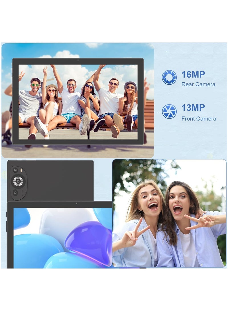 ريبنيو تابلت CM8200plus، شاشة 10.1 بوصة، نظام أندرويد 14، تابلت 5G، ثنائي الشريحة، ذاكرة وصول عشوائي 8 جيجابايت، سعة تخزين 1 تيرابايت، بطارية 10000 مللي أمبير/ساعة، مع لوحة مفاتيح بلوتوث، ماوس ومكبر صوت (أسود) - Image 2