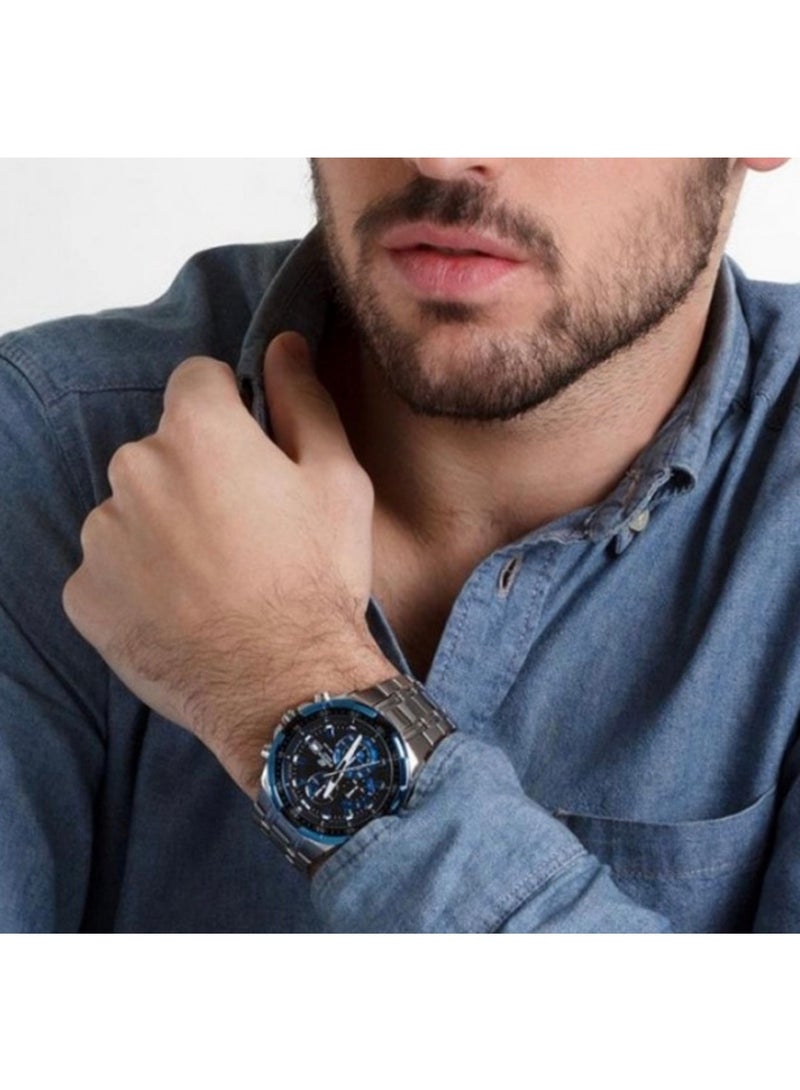 EDIFICE CASIO Waterproof Watch, Men's Watch with Steel Strap EFR-539D-1A2 - Image 4