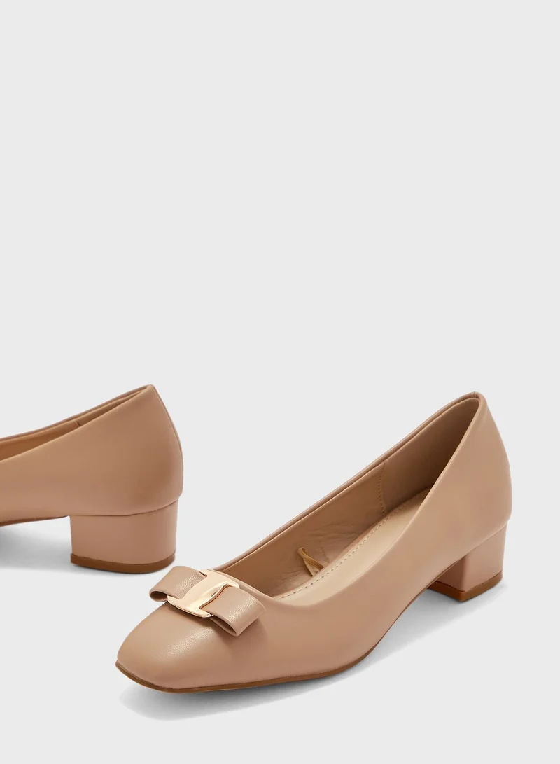 Celeste Casual Low Heel Pumps