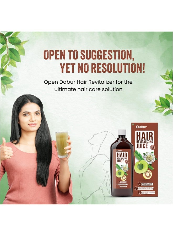 Dabur Hair Revitalizing Juice-1L Hair Care Juice For Hair Growth & Hair Fall Control Enriched With 5+ Powerful Ingredients No Artificial Colors, Flavours & Sugars,1000 Grams - Image 2