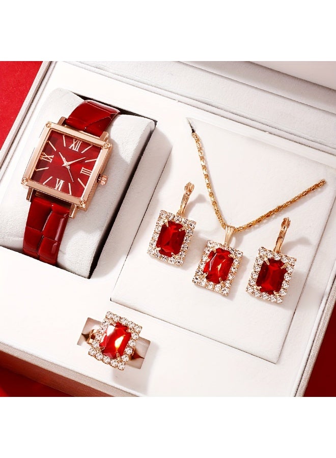 Mark Fairwhale New Small Fresh Retro Decorative Watch Set 