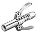 MEET GREAT 12000 PSI High Pressure Grease Gun Coupler 18 NPT Dual Handle LockOn Head LeakProof Universal Coupler Fits Standard Metric Zerk Fittings for Automotive Truck Tractor - Image 2
