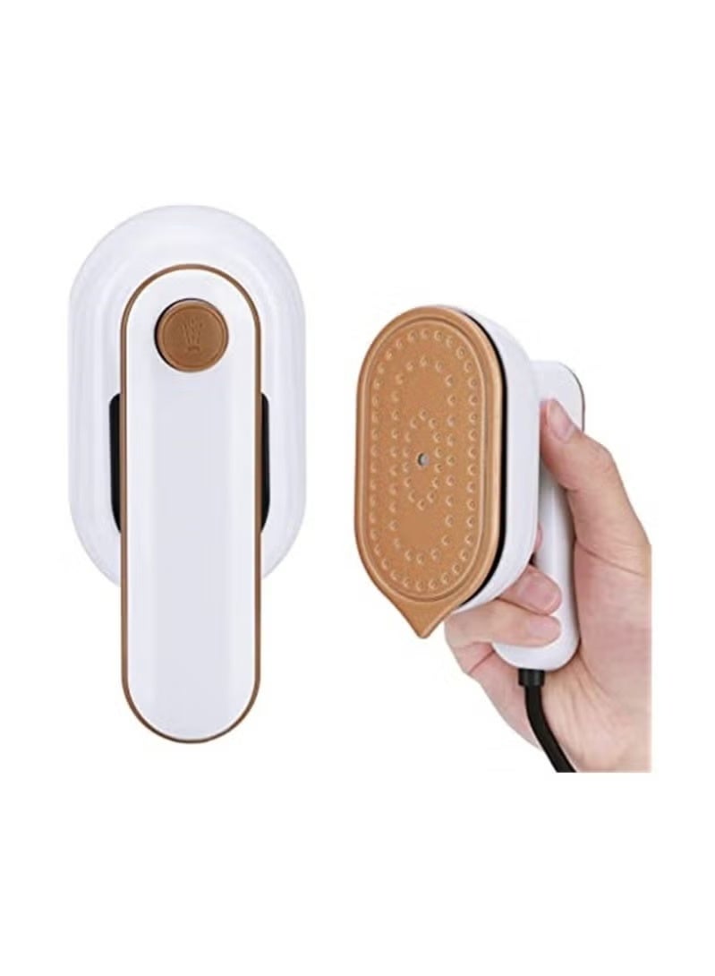 A ZONE Mini Iron for Clothes, Portable Handheld Steam Iron, Support Dry Wet Ironing, Small Electric Iron, Travel Ironing - Image 1