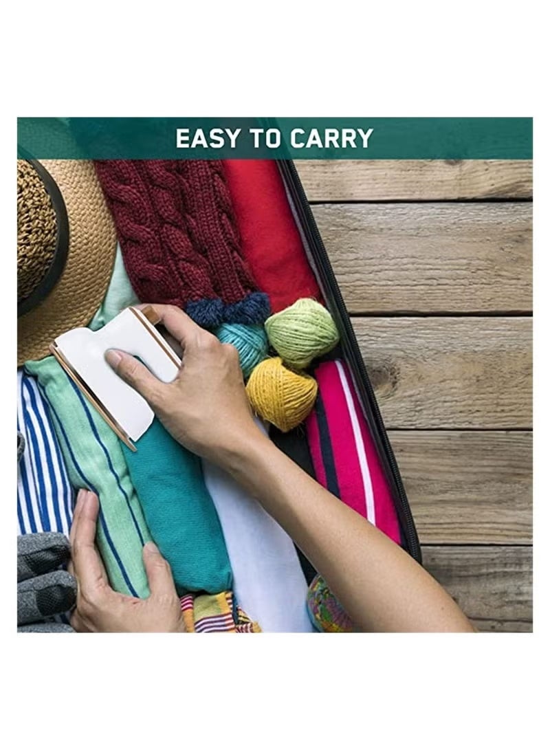 A ZONE Mini Iron for Clothes, Portable Handheld Steam Iron, Support Dry Wet Ironing, Small Electric Iron, Travel Ironing - Image 5