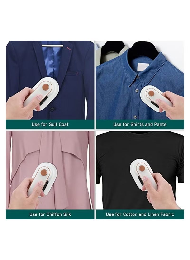 A ZONE Mini Iron for Clothes, Portable Handheld Steam Iron, Support Dry Wet Ironing, Small Electric Iron, Travel Ironing - Image 4