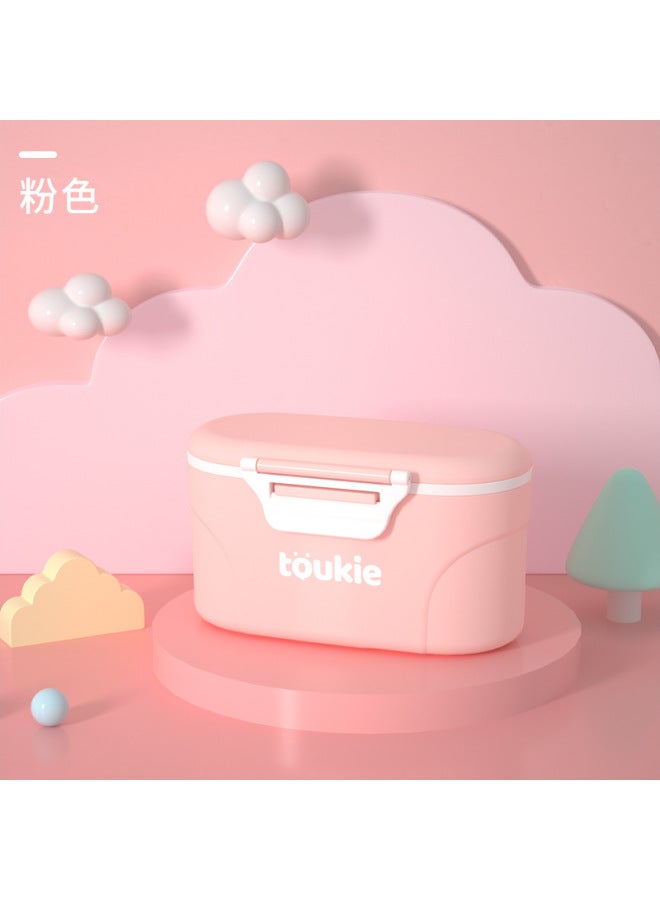 Baby Milk Powder Box Sealed Moisture-proof Complementary Food Rice Powder Box Portable Out Baby Storage Tank Storage Small Capacity Milk Powder