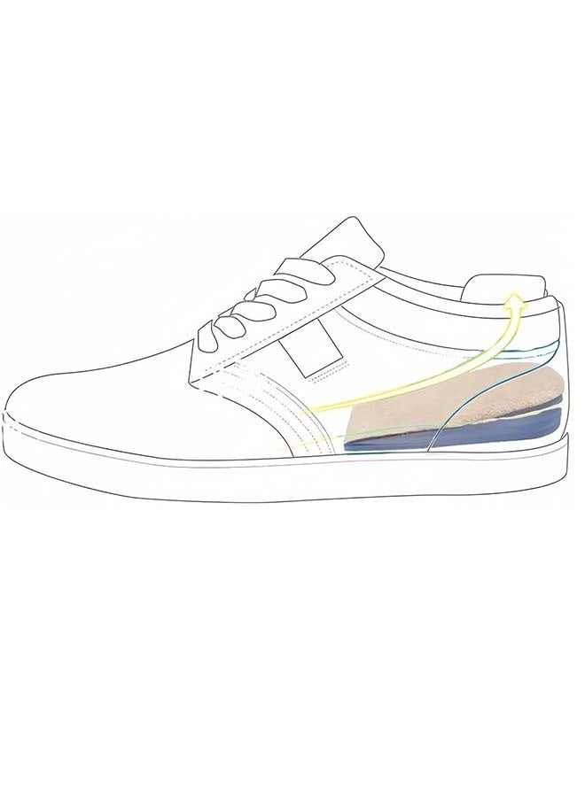 نعلات كعب قابلة للتعديل، نعلات كعب جل من 1/4 بوصة إلى 1 بوصة لاختلاف طول الساقين. نعل داخلي لزيادة الطول (للنساء من 9 إلى 13 عامًا / للرجال من 8 إلى 12 عامًا) - Image 3