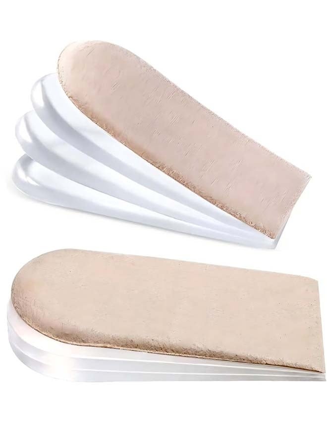 نعلات كعب قابلة للتعديل، نعلات كعب جل من 1/4 بوصة إلى 1 بوصة لاختلاف طول الساقين. نعل داخلي لزيادة الطول (للنساء من 9 إلى 13 عامًا / للرجال من 8 إلى 12 عامًا) - Image 1