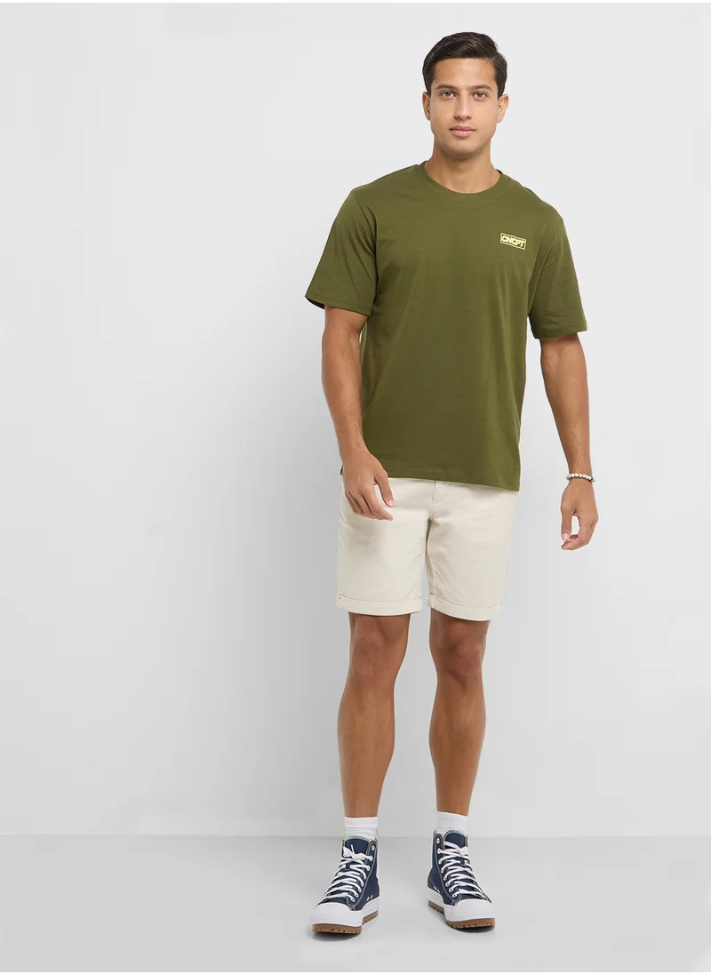 JACK & JONES Jcoimagine Logo Crew Neck T-Shirt