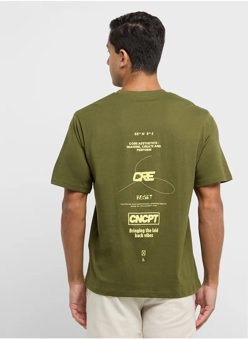 JACK & JONES Jcoimagine Logo Crew Neck T-Shirt