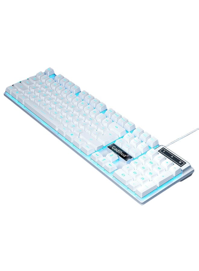 KUYING New Wired Illuminated Mechanical Tactile Keyboard 