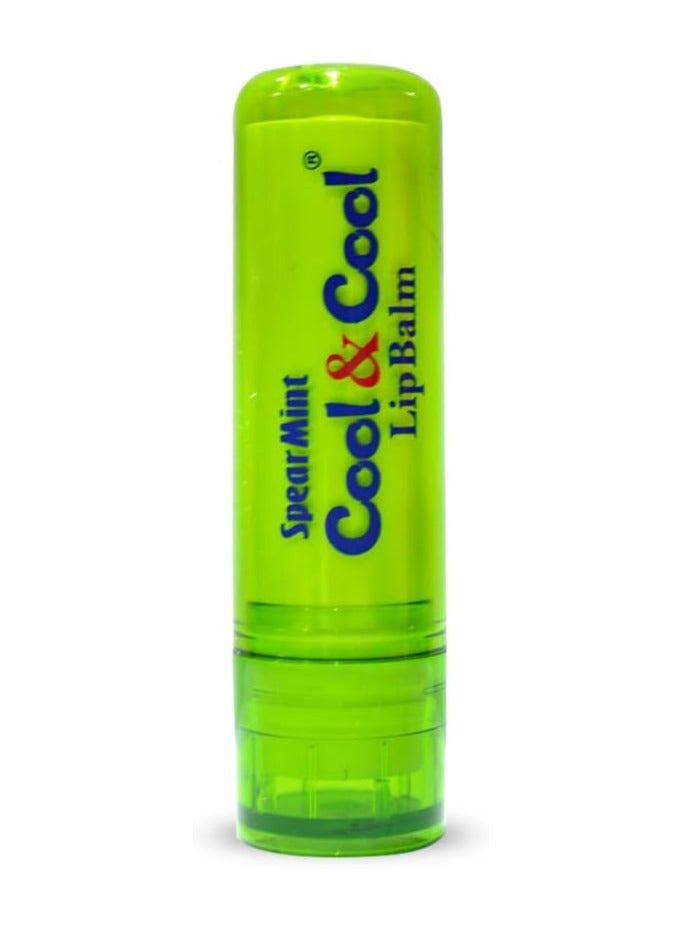Cool & Cool Lip Balm 4.60g Intense Nutrition Spearmint With Shea Butter - Image 2