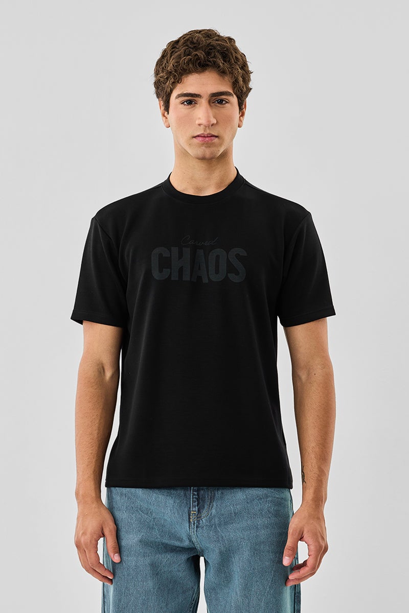 SNITCH Chaos Regular Fit Stretch T-Shirt - Image 4