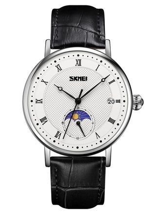 Men's Waterproof Quartz Movement Watch With Date  White and Black - pzsku/Z2419D0C1E66EFF0EDE30Z/45/_/1677055487/df1caf07-9e28-4243-8488-12dee0b86149