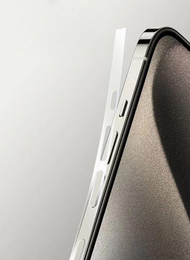 iyanzi Ultra Thin Transparent Side Film For iPhone 15 Pro Max Frame Protective Guard Film - 3 packs/TPU Hydrogel - Image 3