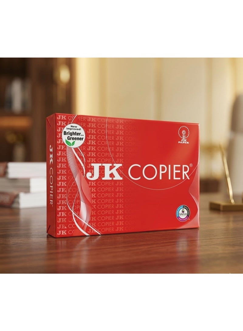 JK Copier A4 PAPER Printer Copy Paper, GSM 80, 500 Sheets - Image 1