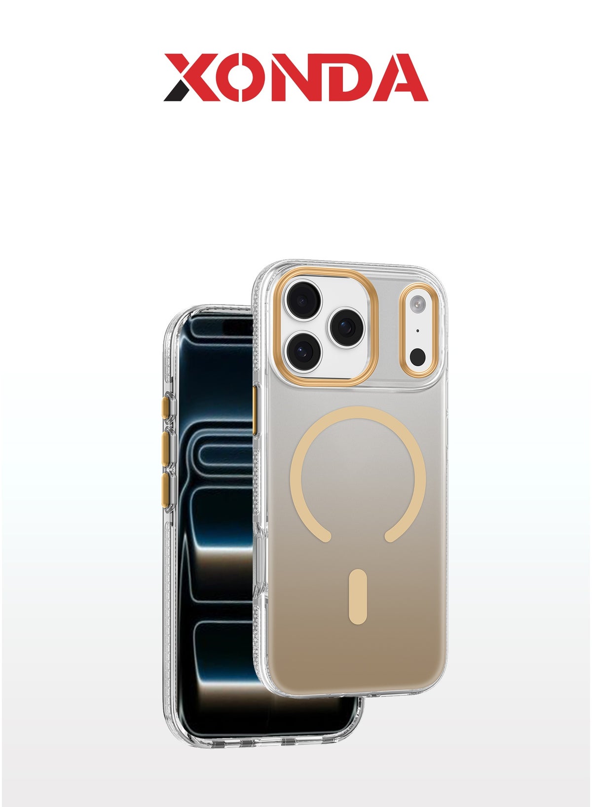 xonda Xonda Crystal Edge iPhone 17 Pro Max Magsafe Case Z241A20CFC40EB04C2E15Z