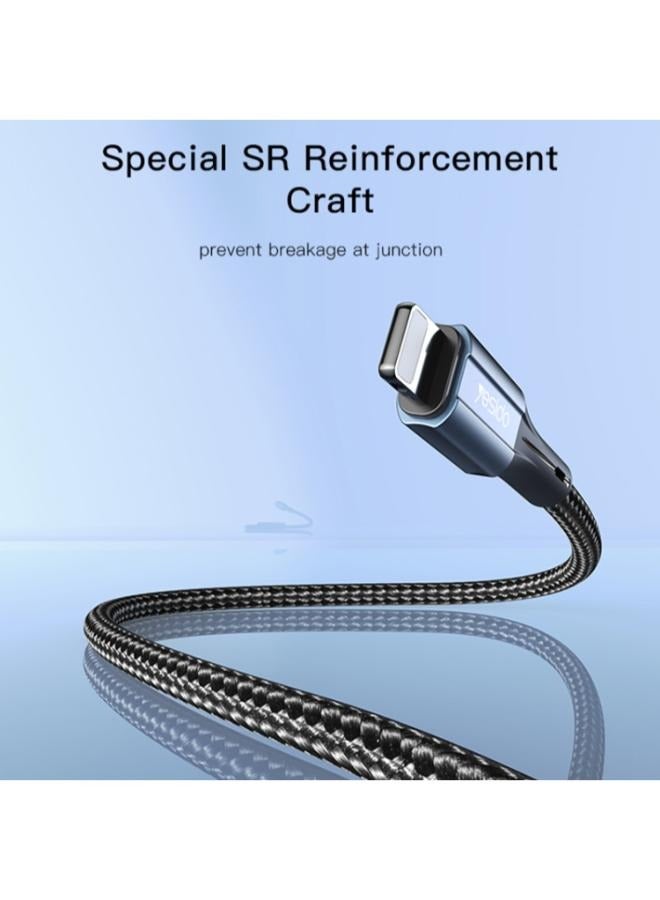 Yesido CA95 3A 20W USB-C / Type-C to 8 Pin Fast Charging Cable, Length: 1.2m