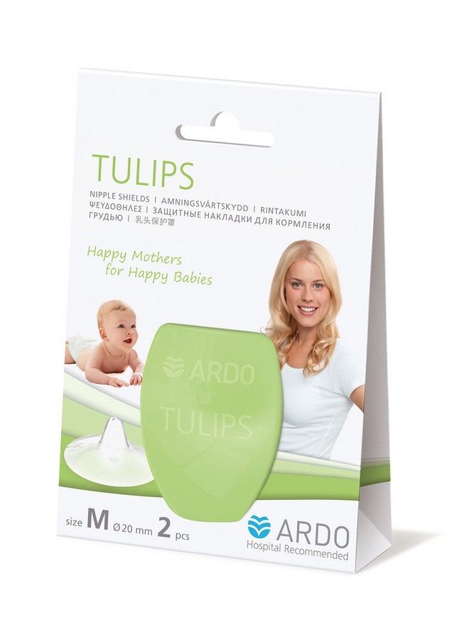 Ardo Tulips Contact Nipple Shields For Breastfeeding Made In Switzerland 2 Count With Carrying Case Bpa Free (Size M 20Mm) - Image 5