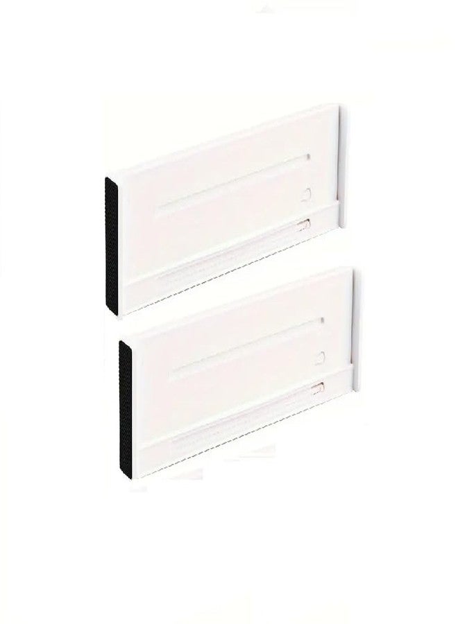 ONTRIP Smart Design Adjustable Drawer Dividers Plastic - Multi-Purpose Organizer for Kitchen, Bathroom, Office & Wardrobe Big 37-65 cm (14.57-25.59 inch) (2 Pcs) - Image 1