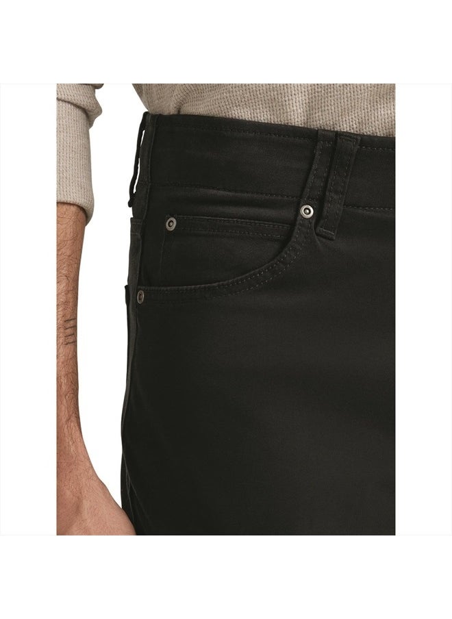 LEE - Men's Extreme Motion Straight Taper Jean Black 38W x 30L - Image 1