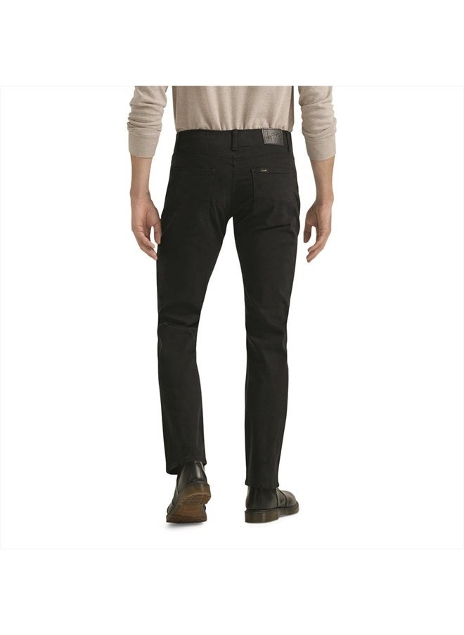 LEE - Men's Extreme Motion Straight Taper Jean Black 38W x 30L - Image 1