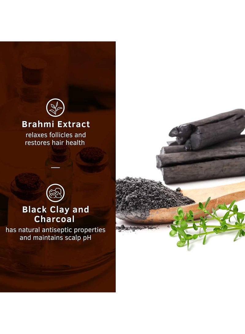 Ustraa Charcoal & Clay Hair Shampoo, 250ml - Image 2