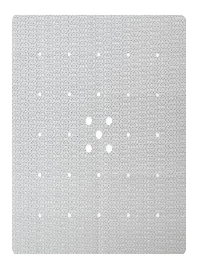 Webos Shower Mat for Textured Surface：Silicone Non Slip Shower Mat Without Suction Cups Foldable - Square Bath Mat for Reglazed Tub Textured Shower Floor (Grey, 21x21 Inches) - Image 4