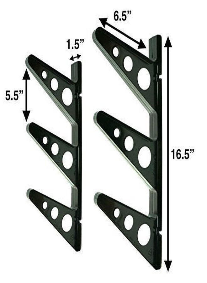 StoreYourBoard Lacrosse Stick Wall Storage Rack, Lax Sticks Pads and Equipment, Home and Garage Organizer Mount - Image 3