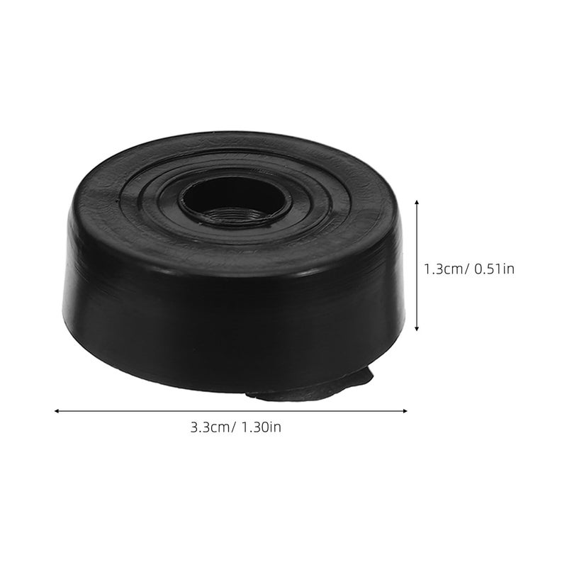24 Pcs Sofa Foot Pads With Screws 33mm Diameter 13mm Height Anti Skid Furniture Leg Protectors For Wood Floors - Image 3