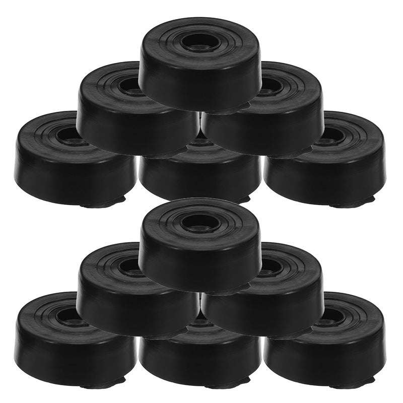 24 Pcs Sofa Foot Pads With Screws 33mm Diameter 13mm Height Anti Skid Furniture Leg Protectors For Wood Floors - Image 2