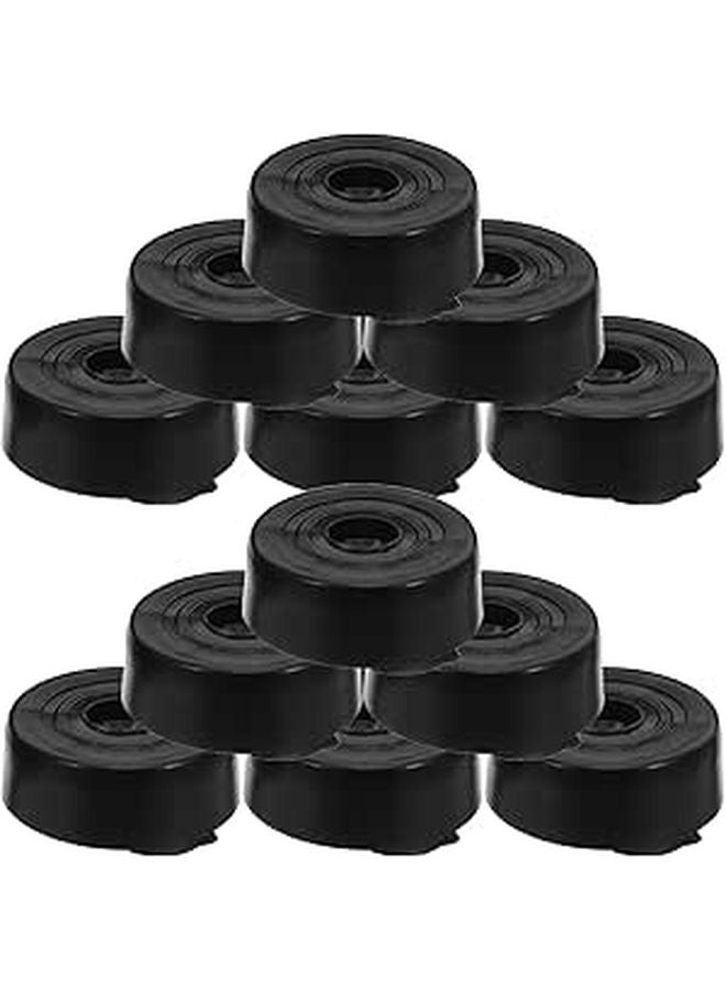 24 Pcs Sofa Foot Pads With Screws 33mm Diameter 13mm Height Anti Skid Furniture Leg Protectors For Wood Floors - Image 1