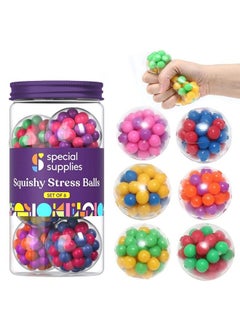 Squish Stress Ball (6 Pack) Squeeze Color Sensory Toy Relieve Tension Stress Home Travel And Office Use Fun For Kids And Adults (Squishy) - pzsku/Z241A954B1F387B3D630CZ/45/_/1692164022/17100da7-780a-403f-bca5-f499fa0b6efe