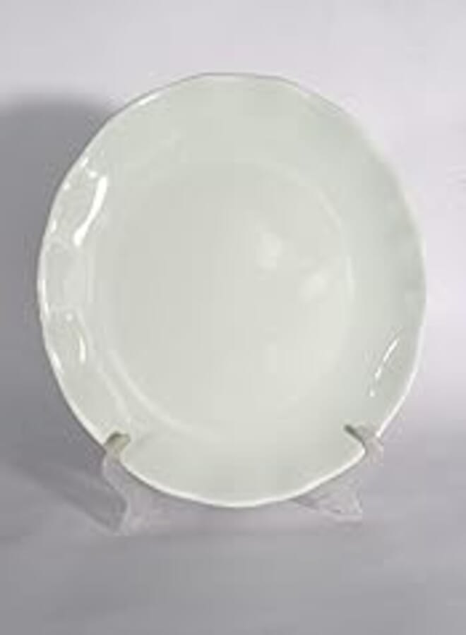 Kutahya KUTAHYA Natural Ceramic Flat Plate, Porcelain 19 cm - Green (LAR18YS142632)